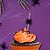 Pick Decorativo - Aranha Preta - 12 cm - Halloween - 12 unidades - Cromus - Rizzo - Imagem 1