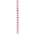 Fio Decorativo Estrela  Rosa - 1,2 cm x 5 m - 1 unidade - Cromus - Rizzo Confeitaria - Imagem 1