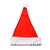 Gorro Papai Noel c/ Lantejoula Prata - Vermelho/Branco - 40 cm x 30 cm - 1 unidade - Cromus - Rizzo - Imagem 1