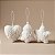 Kit para Pendurar de Natal Decorativo - Branco - 1 unidade - Cromus - Rizzo - Imagem 1