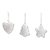 Kit para Pendurar de Natal Decorativo - Branco - 1 unidade - Cromus - Rizzo - Imagem 2
