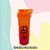 Garrafa Ice para Personalizar c/ Nome - Laranja e Pink Fosco  - 1 unidade - Rizzo Personalizado - Imagem 2