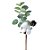 Pick Decorativo de Natal - Galho Eucalipto Verde e Branco - 30cm  - 1 unidade - Cromus - Rizzo - Imagem 1