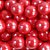 Confeito Sugar Beads Perolizado Vermelho - 14mm - 1 unidade - Cromus Linha Profissional Allonsy - Rizzo - Imagem 1