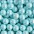 Confeito Sugar Beads Perolizado Azul Claro - 10mm - 1 unidade - Cromus Linha Profissional Allonsy - Rizzo - Imagem 1