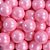 Confeito Sugar Beads Perolizado Rosa - 14mm - 1 unidade - Cromus Linha Profissional Allonsy - Rizzo - Imagem 1