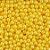 Confeito Sugar Beads Perolizado Amarelo - 4mm - 1 unidade - Cromus - Riz - Imagem 1