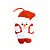 Enfeite de Boneco de Neve para Pendurar - Cromus Natal - 1 unidade - Rizzo Confeitaria - Imagem 1