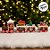 Enfeite de Madeira de Natal Trem - Biscoito e Temas Natalinos - 20cm - 1 unidade - Rizzo - Imagem 5