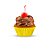 Forminha para Mini Cupcake - Amarelo - 45 unidades - Plac - Rizzo - Imagem 1
