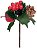 Galho Pick Decorativo - Azevinho e Frutas Vermelhas - Cromus Natal - 1 unidade - Rizzo - Imagem 1