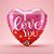 Balão de Festa Microfoil 18" 46cm - Coração I Love You Bolinhas Douradas - 1 unidade - Qualatex - Rizzo - Imagem 1