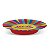 Prato Petisqueira Laminado Carnaval - 8 unidades - Cromus  - Rizzo - Imagem 1