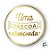 Adesivo "Uma Páscoa abençoada" - Ref.2143 - Hot Stamping - Dourado - 50 unidades - Stickr - Rizzo - Imagem 2