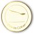 Adesivo "Ovo de colher nude" - Ref.2145 - Hot Stamping - Dourado - 30 unidades - Stickr - Rizzo - Imagem 1