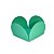 Forminhas para Doces 4 Pétalas Verde Bebê  - 50 unidades - Rizzo - Imagem 1