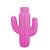 Copo com Tampa e Canudo - Cacto Pink 250ml  - 1 unidade - Rizzo - Imagem 1