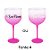 Taça de Gin para Personalizar c/ Nome - Pink  - 1 unidade - Rizzo Personalizado - Imagem 5