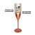 Taça de Champanhe Aliança do Casal - Rose - 1 unidade - Rizzo - Imagem 2