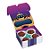 Caixa para 4 brigadeiros 8,5x8,5x4,5cm Festa PK XD Party - 10 unidades - Cromus - Rizzo - Imagem 1