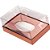 Caixa Para Meio Ovo de 250g - 15x13x6,5cm - Rosé - 5 unidades - ASSK - Rizzo - Imagem 1