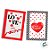 Quadros Decorativos - Amor - 4 unidades - Festcolor - Rizzo - Imagem 3
