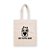 Sacola de Algodão Cru Personalizado Love Cat - 22cm x 33cm - 1 unidade - Rizzo - Imagem 1