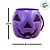 Mini Baldinho de Halloween com Alça - Abóbora - Roxo com olhos Pretos - 1 unidade - Rizzo - Imagem 3