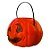Baldinho de Halloween com Alça - Abóbora - Laranja - 1 unidade - Rizzo - Imagem 3