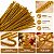 Haste de Chenille Glitter 30cm - Dourado - 100 unidades - Rizzo - Imagem 2