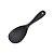 Colher de Silicone 22 cm - Preto  - 1 unidade - Rizzo - Imagem 1