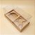 Caixa Cupcake com 4 Brigadeiros (17x9x8cm) Kraft - 5 unidades - Assk - Imagem 1