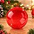 Bola de Acrílico Vermelho - 15cm - 1 unidade - Rizzo - Imagem 1