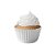 Forminha Forneável para Cupcake - Branca  - 100 unidades - Mago - Rizzo - Imagem 1