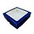 Caixa com Visor S21 (15cmx15cmx4cm) - Azul Escuro - 10 unidades - ASSK - Rizzo - Imagem 1