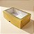Caixa com Visor S27 (15cmx20cmx6cm) - Ouro - 10 unidades - ASSK - Rizzo - Imagem 1