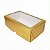 Caixa com Visor S27 (15cmx20cmx6cm) - Ouro - 10 unidades - ASSK - Rizzo - Imagem 2