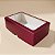 Caixa com Visor S27 (15cmx20cmx6cm) - Marsala - 10 unidades - ASSK - Rizzo - Imagem 1