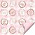 Folha para Ovos de Páscoa Double Face Coelha Serena Rosa 69x89cm - 25 unidades - Cromus - Rizzo - Imagem 1