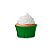 Forminha Forneável para Cupcake - Verde Bandeira - 45 unidades - Mago - Rizzo - Imagem 1
