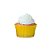 Forminha Forneável para Cupcake - Amarelo Girassol - 45 unidades - Mago - Rizzo - Imagem 1
