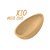 Casquinha Pronta para Ovo de Páscoa de 350g - Chocolate Branco SICAO - Peso 130g cada - 10 unidades - Rizzo - Imagem 3