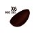 Casquinha Pronta para Ovo de Páscoa de 500g - Chocolate Meio Amargo Melken - Peso 210g cada - 6 unidades - Rizzo - Imagem 2