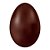 Casquinha Pronta para Ovo de Páscoa de 500g - Chocolate Meio Amargo SICAO - Peso 215g cada - 6 unidades - Rizzo - Imagem 1