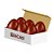 Casquinha Pronta para Ovo de Páscoa de 500g - Chocolate ao Leite SICAO - Peso 215g cada - 6 unidades - Rizzo - Imagem 2
