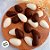 Casquinha Pronta para Ovo de Páscoa de 50g - Chocolate Meio Amargo Melken - Peso 16g cada - 48 unidades - Rizzo - Imagem 4