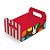 Caixote de Papel Cartão - Coelhinho Sai da Toca - Vermelho - 1 unidade - Cromus - Rizzo - Imagem 1