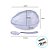 Casca Acrílico Ovo Diamante M (250g) com Colher - 4 unidades - BlueStar - Rizzo - Imagem 3