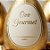Adesivo "Ovo Gourmet Branco" - Ref.2144 - Hot Stamping - Dourado - 40 unidades - Stickr - Rizzo - Imagem 1
