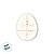 Adesivo "Ovo Gourmet Branco" - Ref.2144 - Hot Stamping - Dourado - 40 unidades - Stickr - Rizzo - Imagem 3